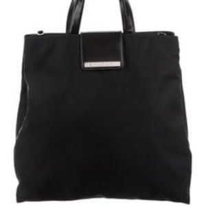 Authentic BVLGARI Large Nylon Satchel